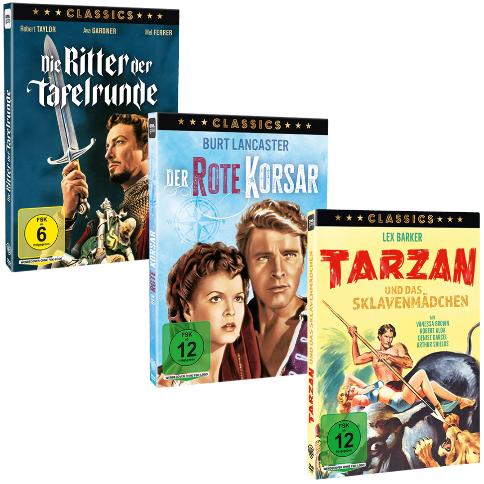 Die Ritter der Tafelrunde / Der rote Kosar / Tarzan und das Sklavenmädchen