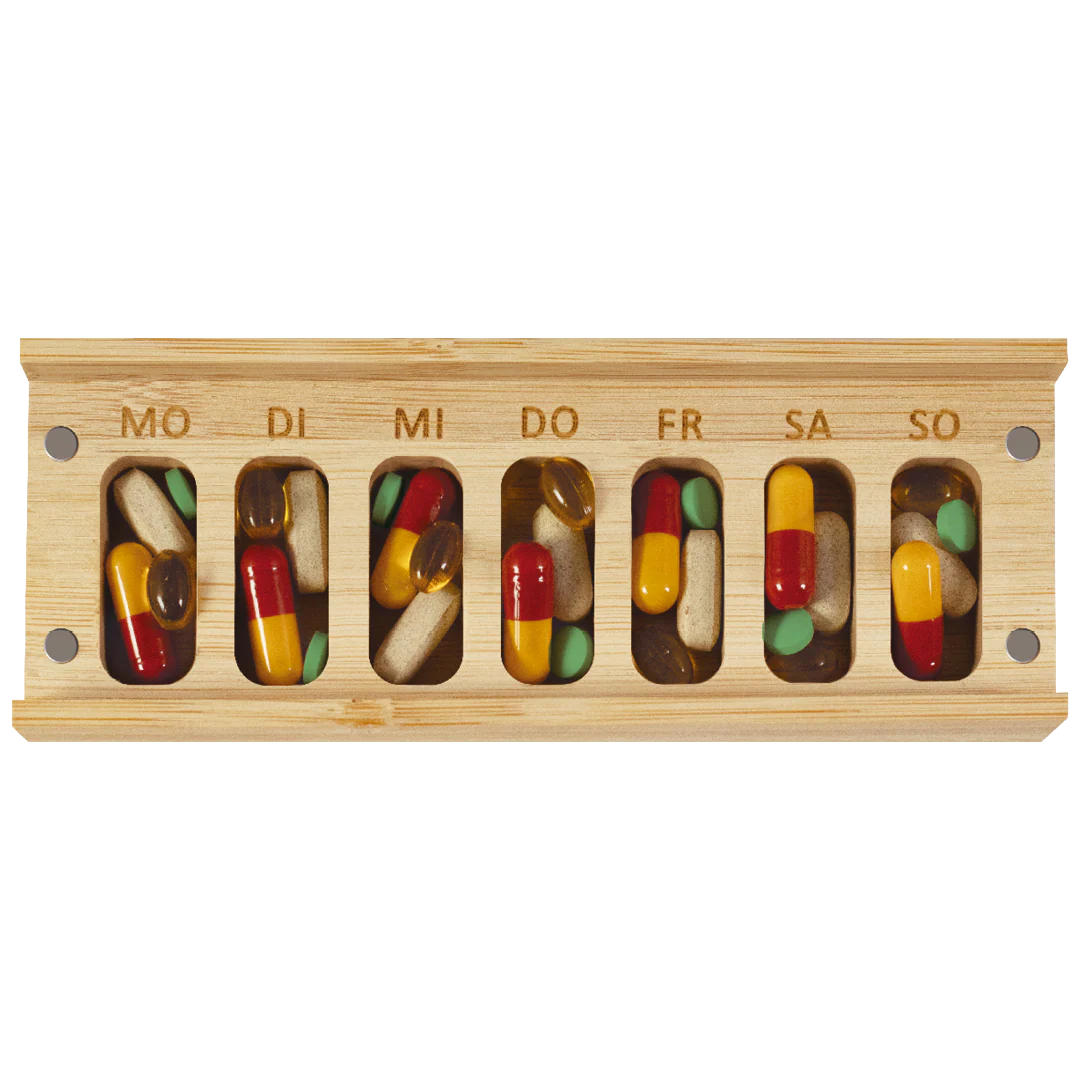 Tablettenbox aus Bambus - Image 3
