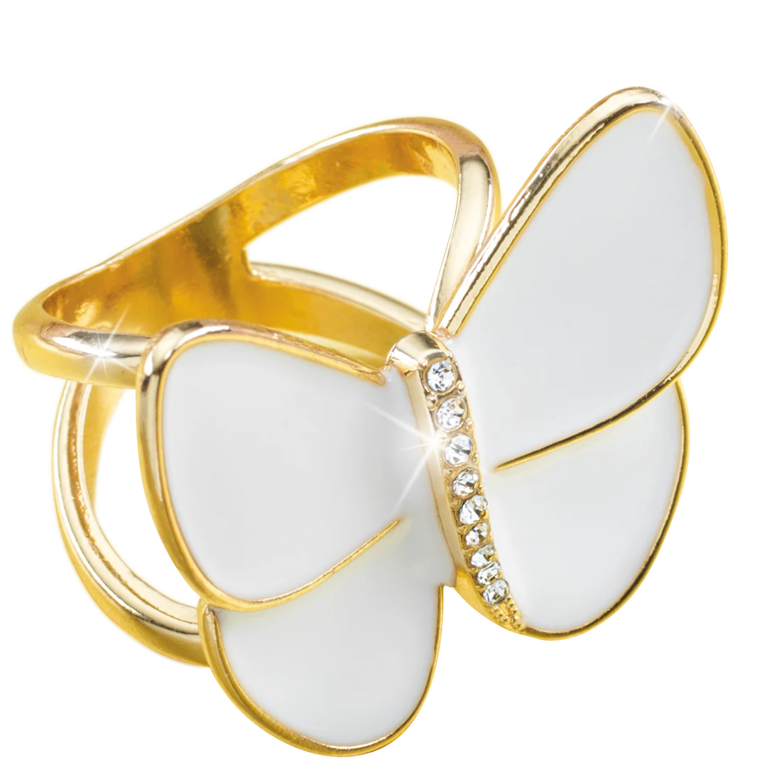 Seidenschal »Schmetterling« mit Schalring - Image 4