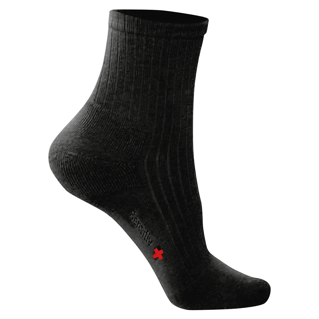 Sensitiv-Socken (2 Paar, schwarz) - Image 2