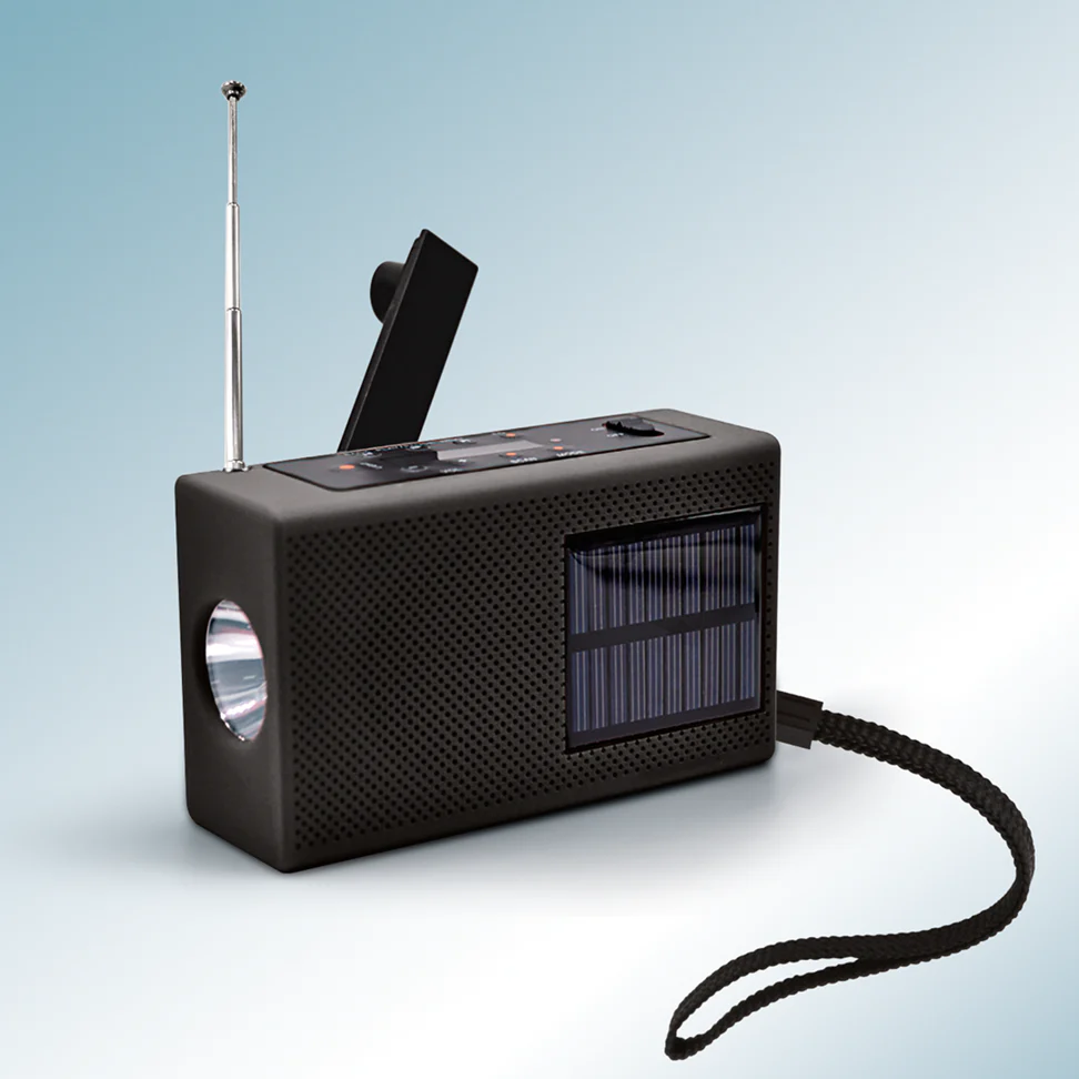 Solar-Radio mit Kurbel