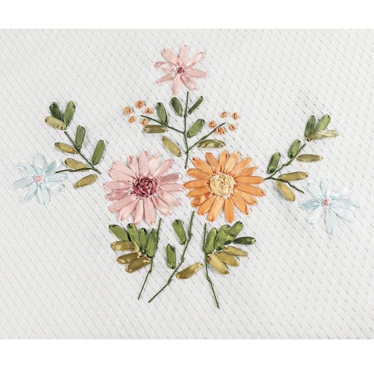 Tischdecke und Servietten mit Blumenstickereien - Image 5