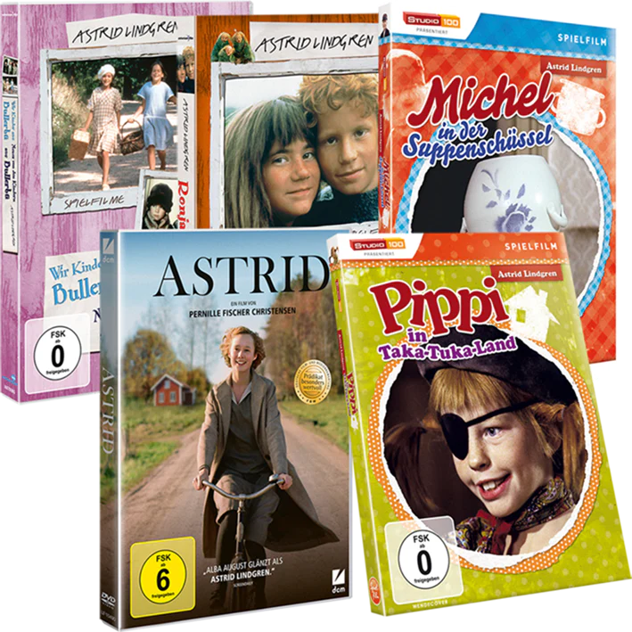 Astrid + Pippi in Taka-Tuka-Land / Michel in der Suppenschüssel ... (5 Verfilmungen)
