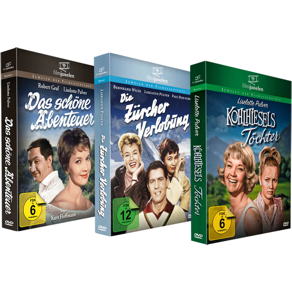 Liselotte Pulver: Kohlhiesels Töchter / Die Zürcher Verlobung / Das schöne Abenteuer