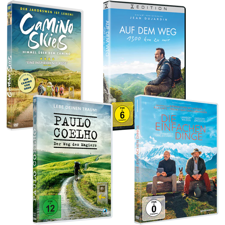 Zu Fuss unterwegs: Der Jakobweg ist Leben! Camino Skies / Auf dem Weg ... (4 Filme)
